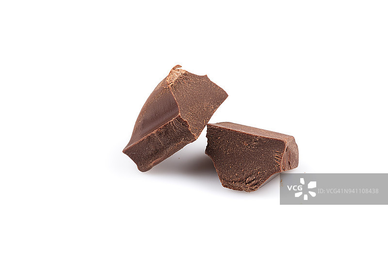 破碎的巧克力棒图片素材