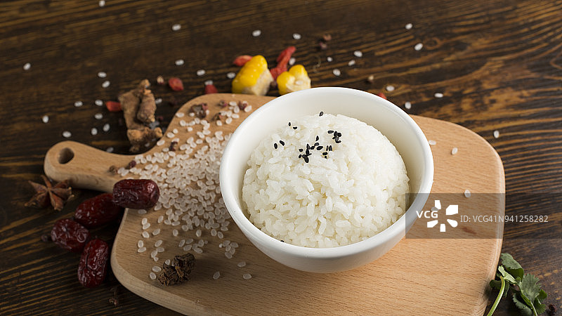 一碗白米饭图片素材