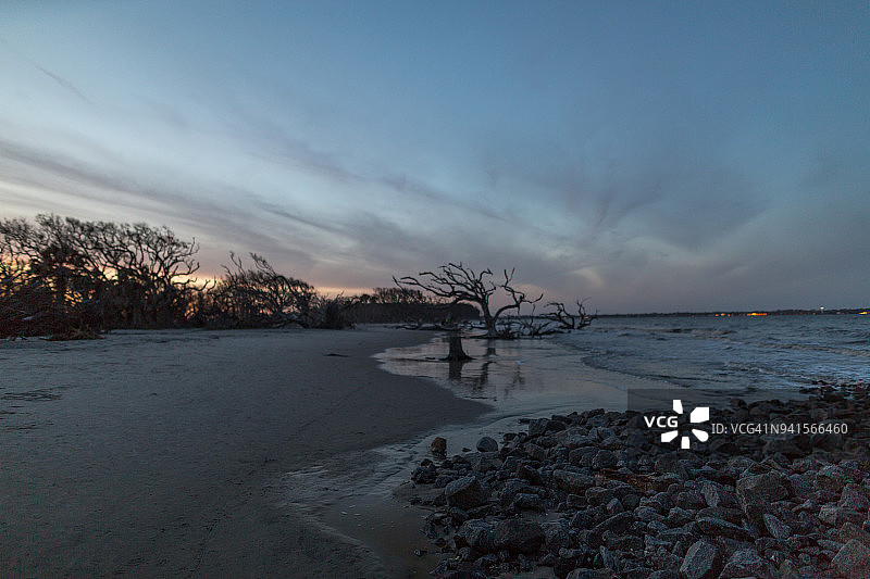 杰基尔岛的日落图片素材