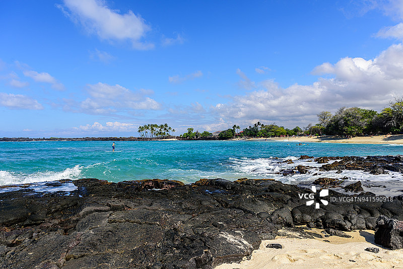 马海乌拉海滩图片素材