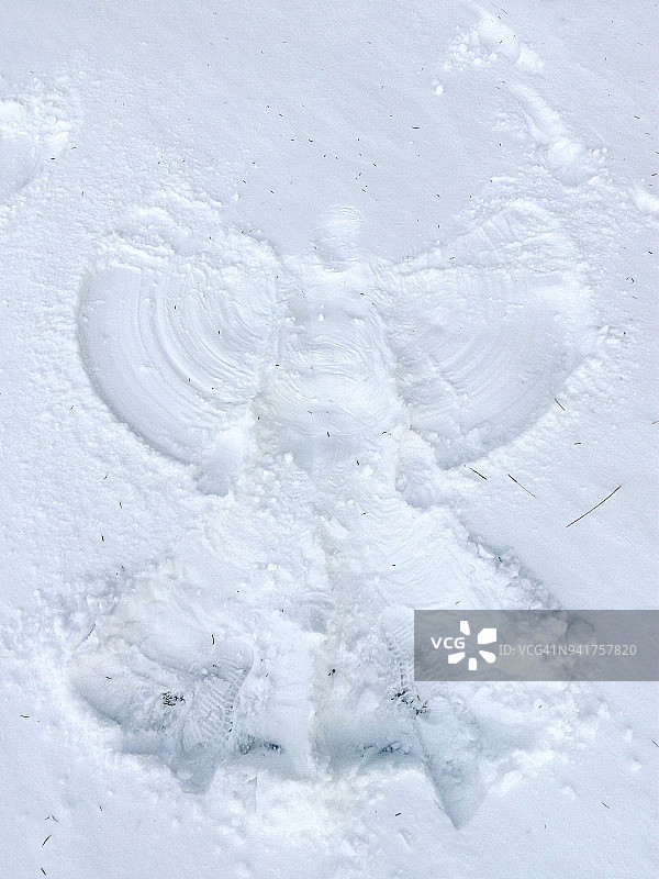 雪天使图片素材