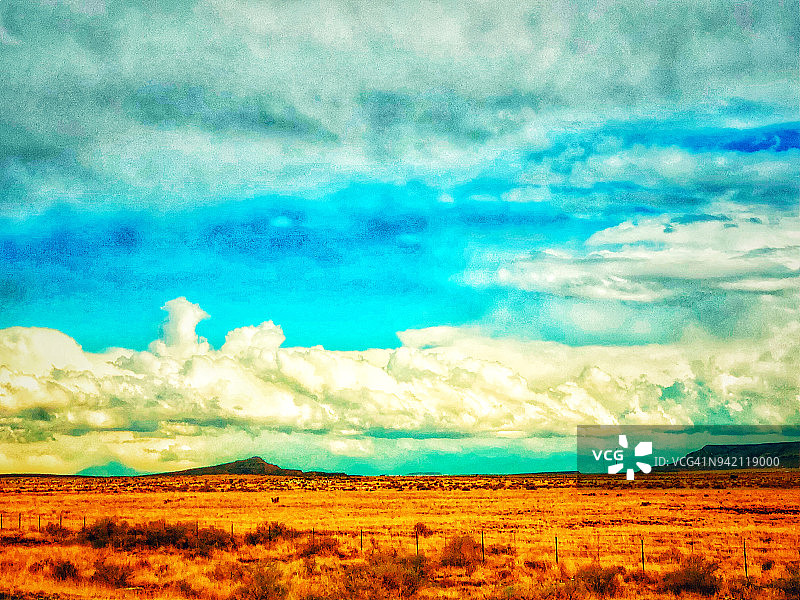 新墨西哥州的景观图片素材