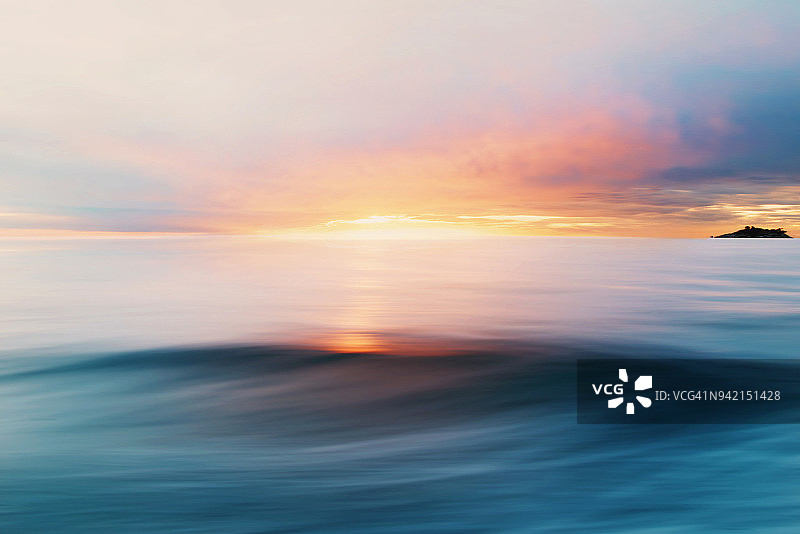 抽象的海洋和天空背景图片素材