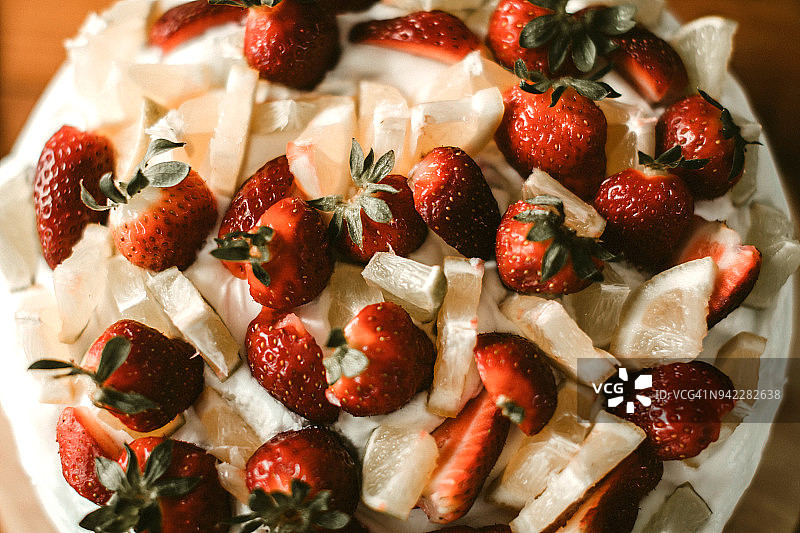 蛋糕顶部图片素材