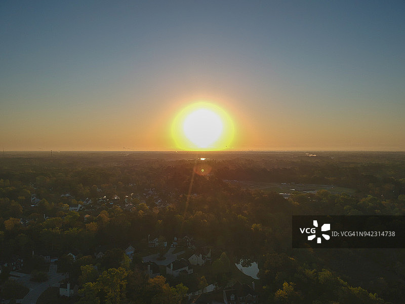 北查尔斯顿日落图片素材