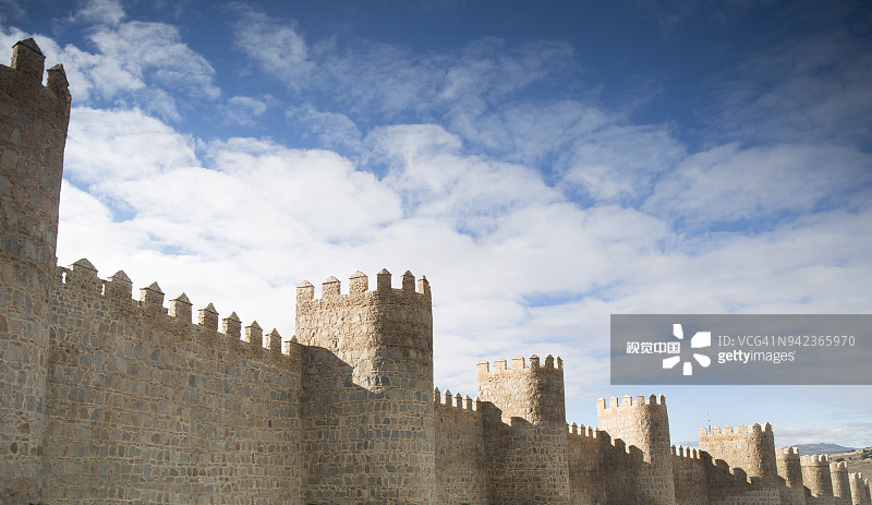 古老的石墙景观图片素材