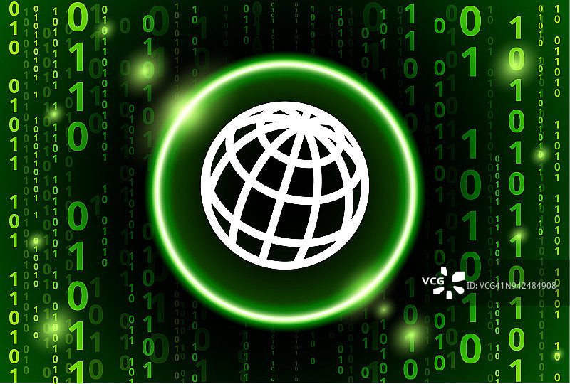 地球二进制代码矢量图案背景图片素材