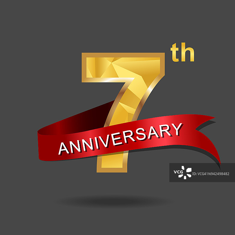 7周年纪念图片素材