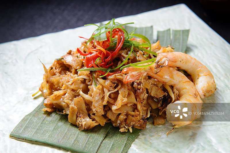 炒粿条图片素材