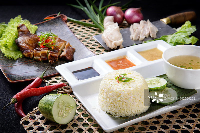 海南鸡饭图片素材