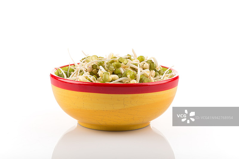 发芽的豌豆种子图片素材