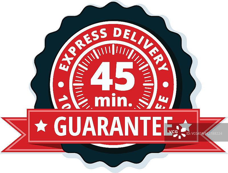 45分钟特快专递插图图片素材