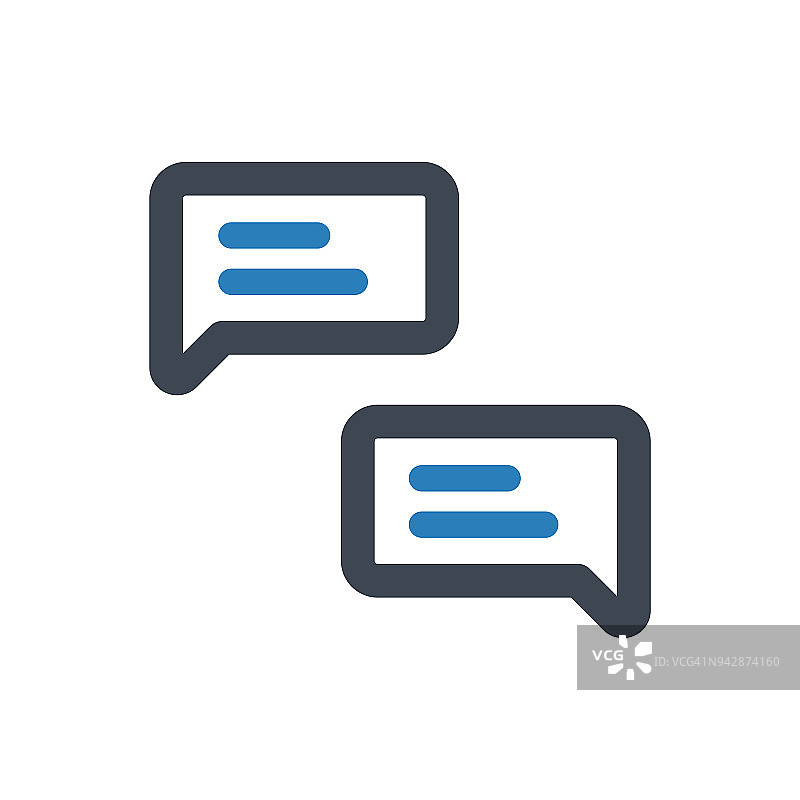 聊天消息图标图片素材