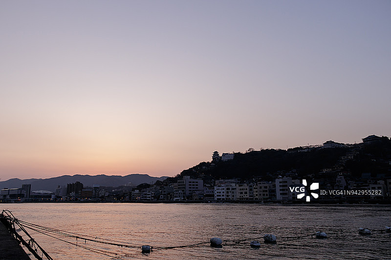 尾道暮色美景图片素材