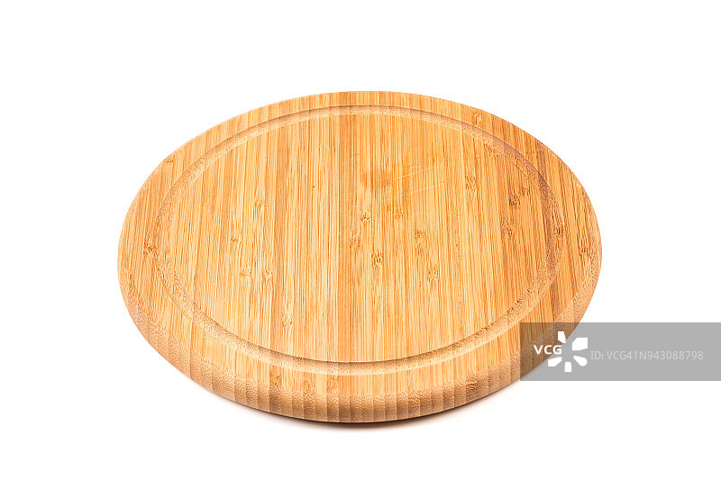 圆形竹制砧板图片素材