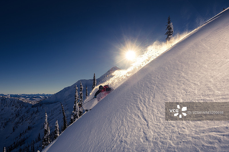 直升机滑雪图片素材