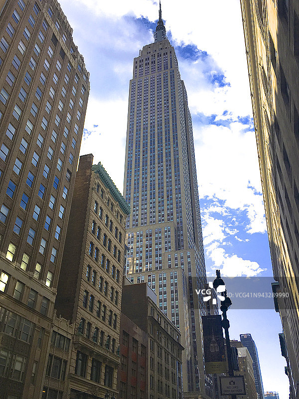 纽约标志性装饰艺术地标：帝国大厦图片素材