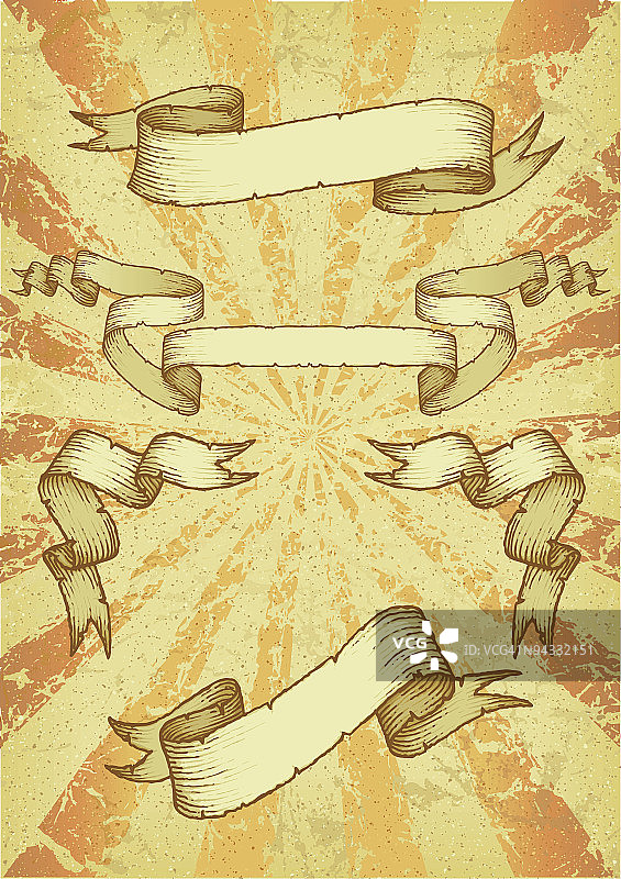 复古风格banner图片素材