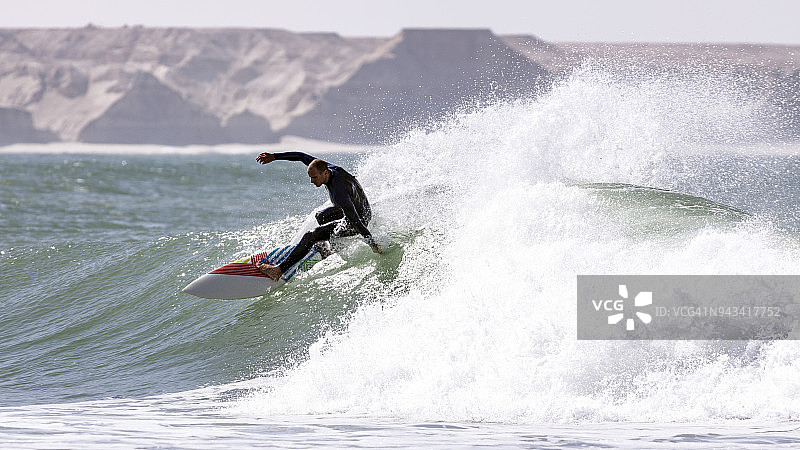 在西撒哈拉冲浪图片素材