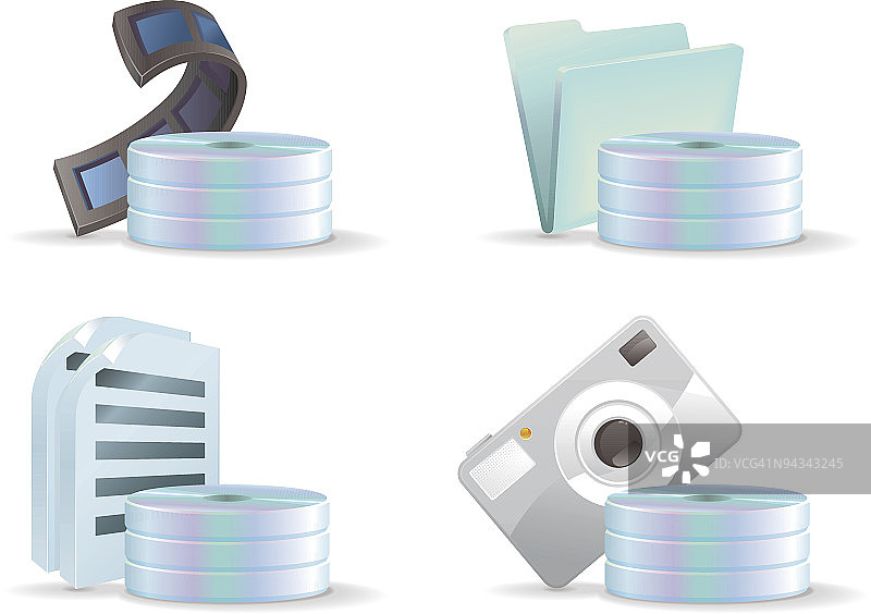 DVD/CD存储图标图片素材