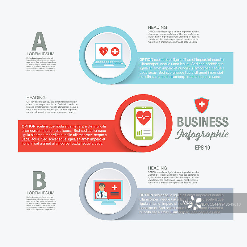 医疗健康信息图图片素材