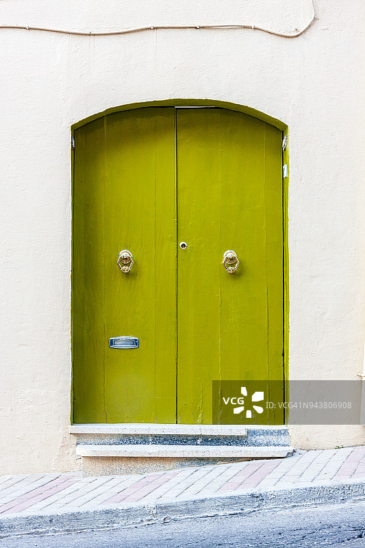 马耳他戈佐岛的门图片素材
