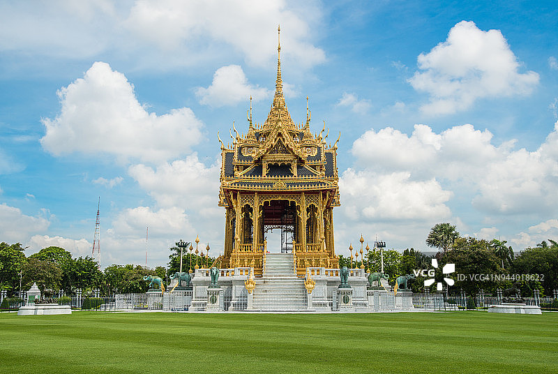 泰国曼谷的巴隆·芒加拉努萨拉尼凉亭图片素材