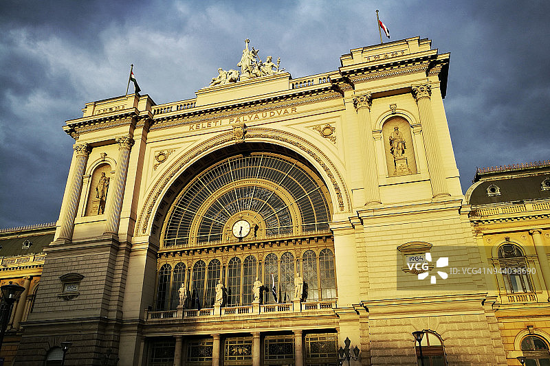 布达佩斯东站建筑图片素材