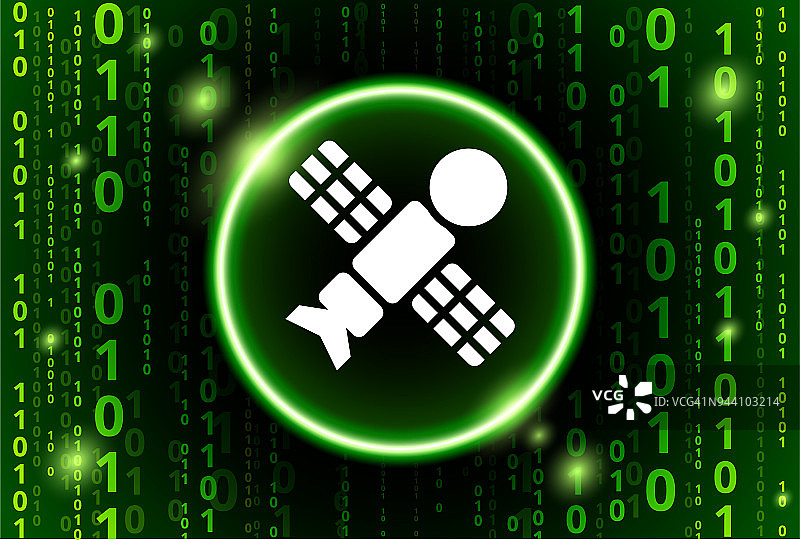 卫星二进制代码矢量图案背景图片素材