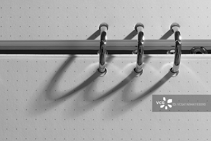 单色环形活页夹图片素材