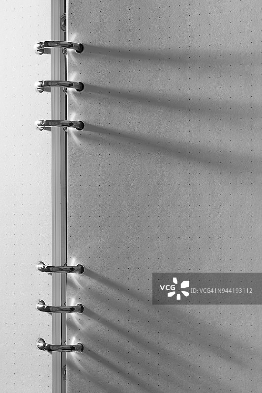 单色环形活页夹图片素材