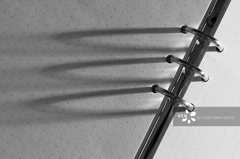 单色环形活页夹图片素材