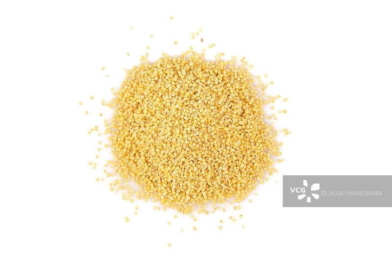 干燥的小米种子图片素材