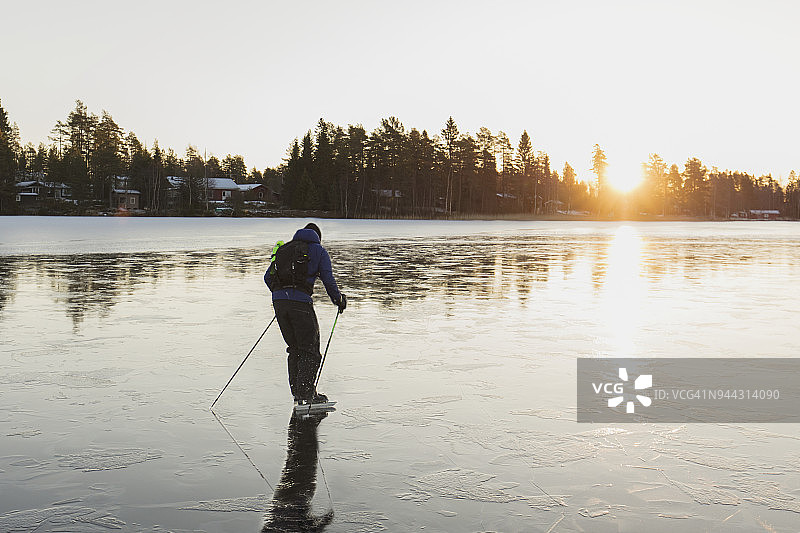 长距离滑冰图片素材