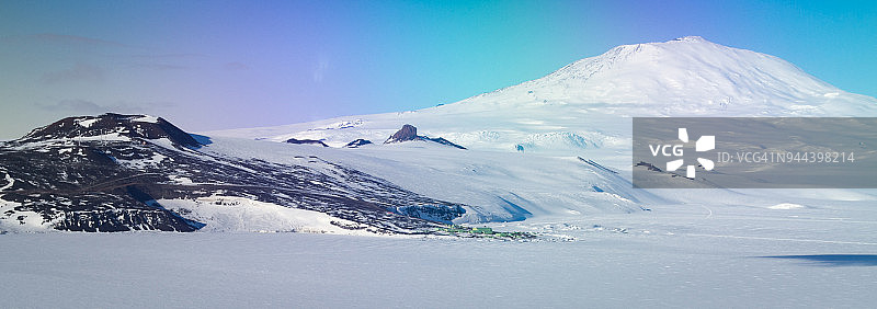 斯科特基地航拍图片素材