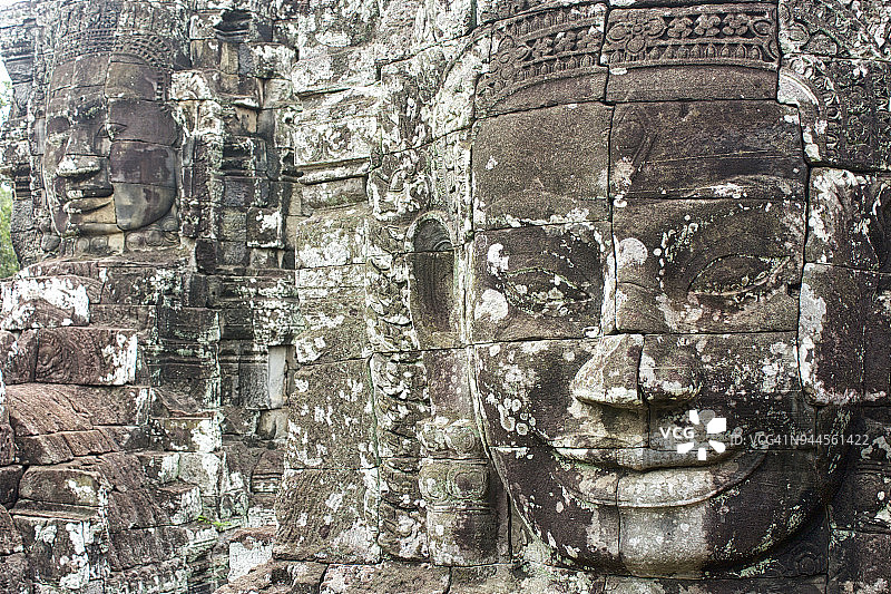 吴哥巴戎寺图片素材