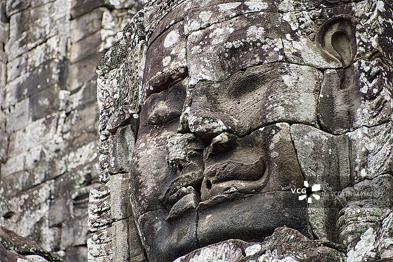 吴哥巴戎寺图片素材