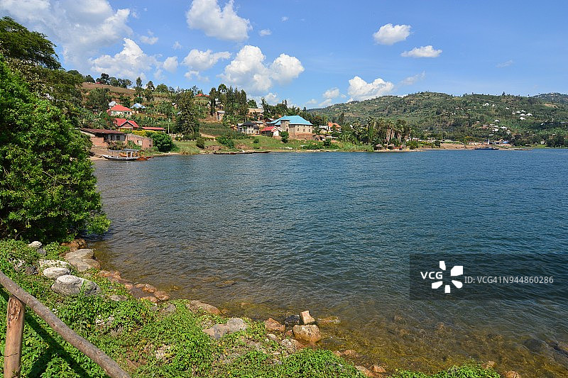 基伍湖上的鲁博纳湾图片素材