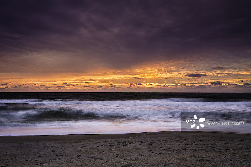 库尔海滩日出图片素材