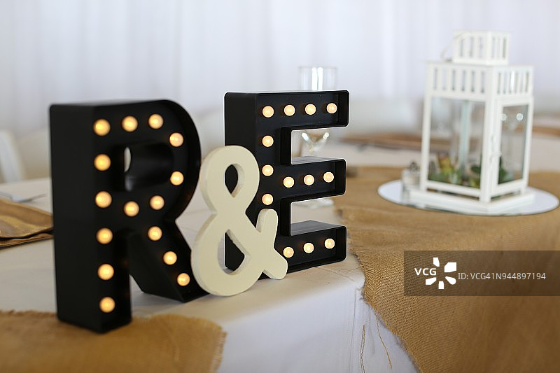 新娘和新郎的跑马灯图片素材