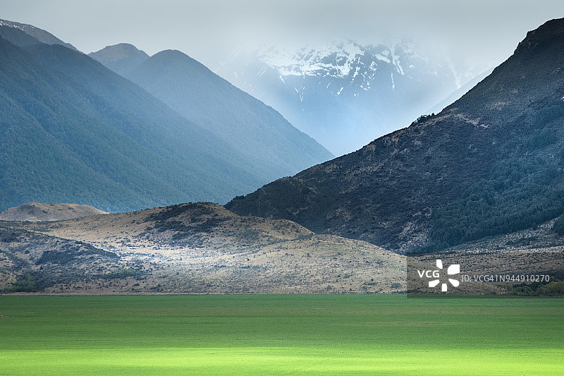 新西兰亚瑟通道图片素材