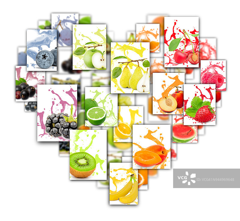 混合水果飞溅图片素材