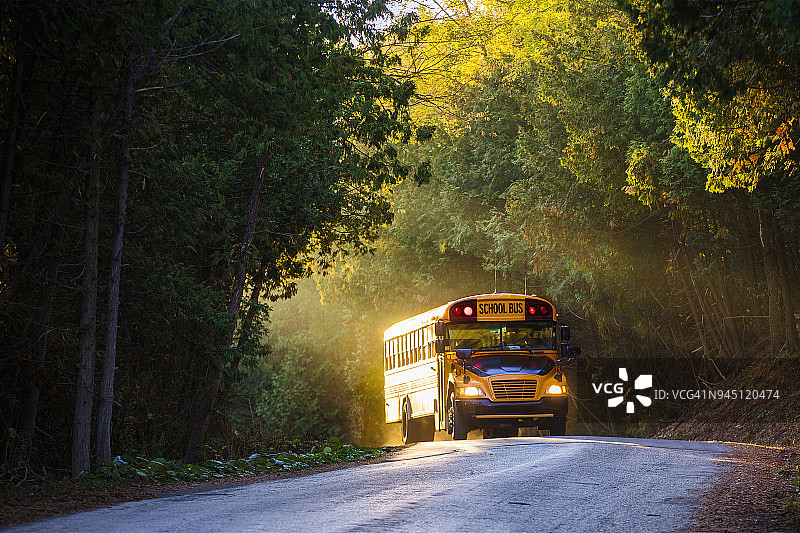 乡村校车图片素材