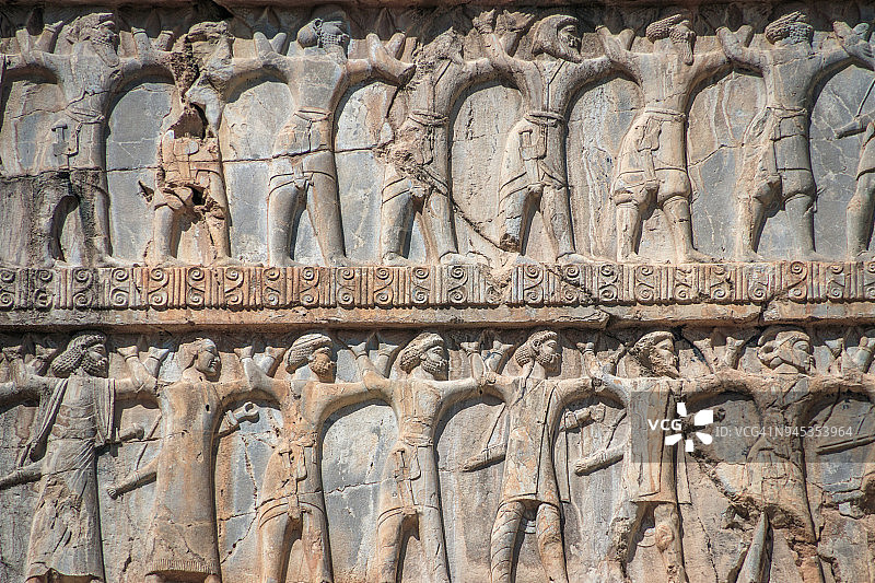 伊朗法尔斯省的石雕图片素材