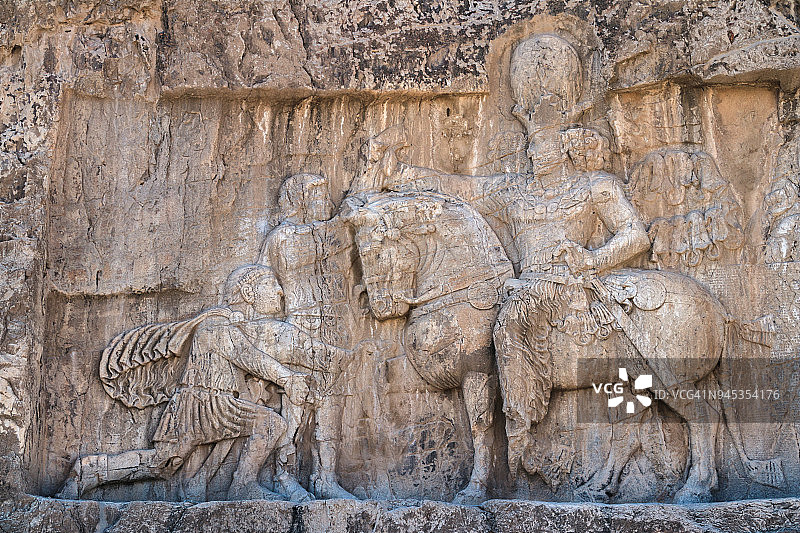 伊朗法尔斯省的石雕图片素材