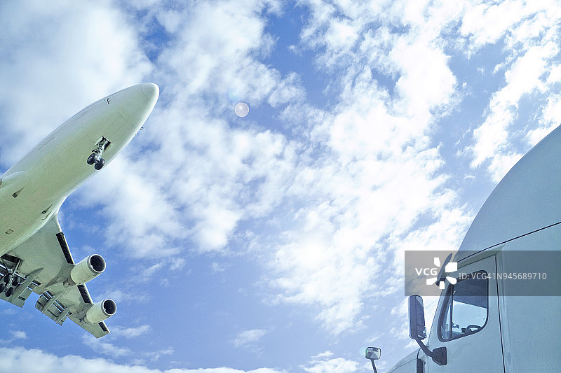 货机和半挂卡车图片素材