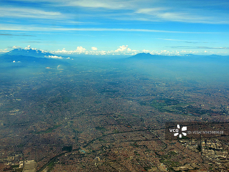 火山城市图片素材