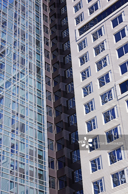 南波士顿4号码头摩天大楼的建筑细节图片素材