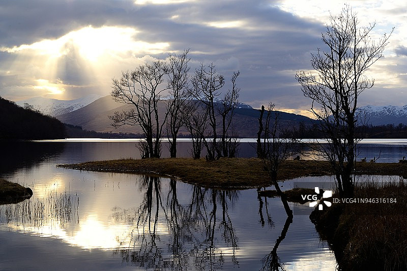 洛克阿尔凯格的日落图片素材
