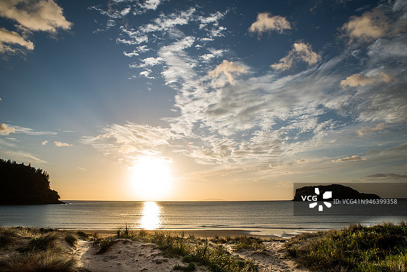 旺格马塔海滩的日出图片素材